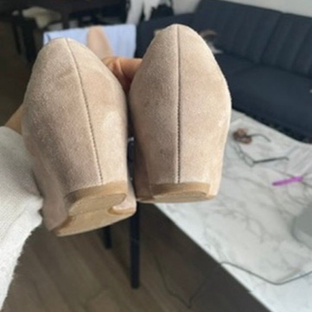 Gabor Suede Wedge Heel Slip On Sz 6.5-7 - Picture 5 of 7